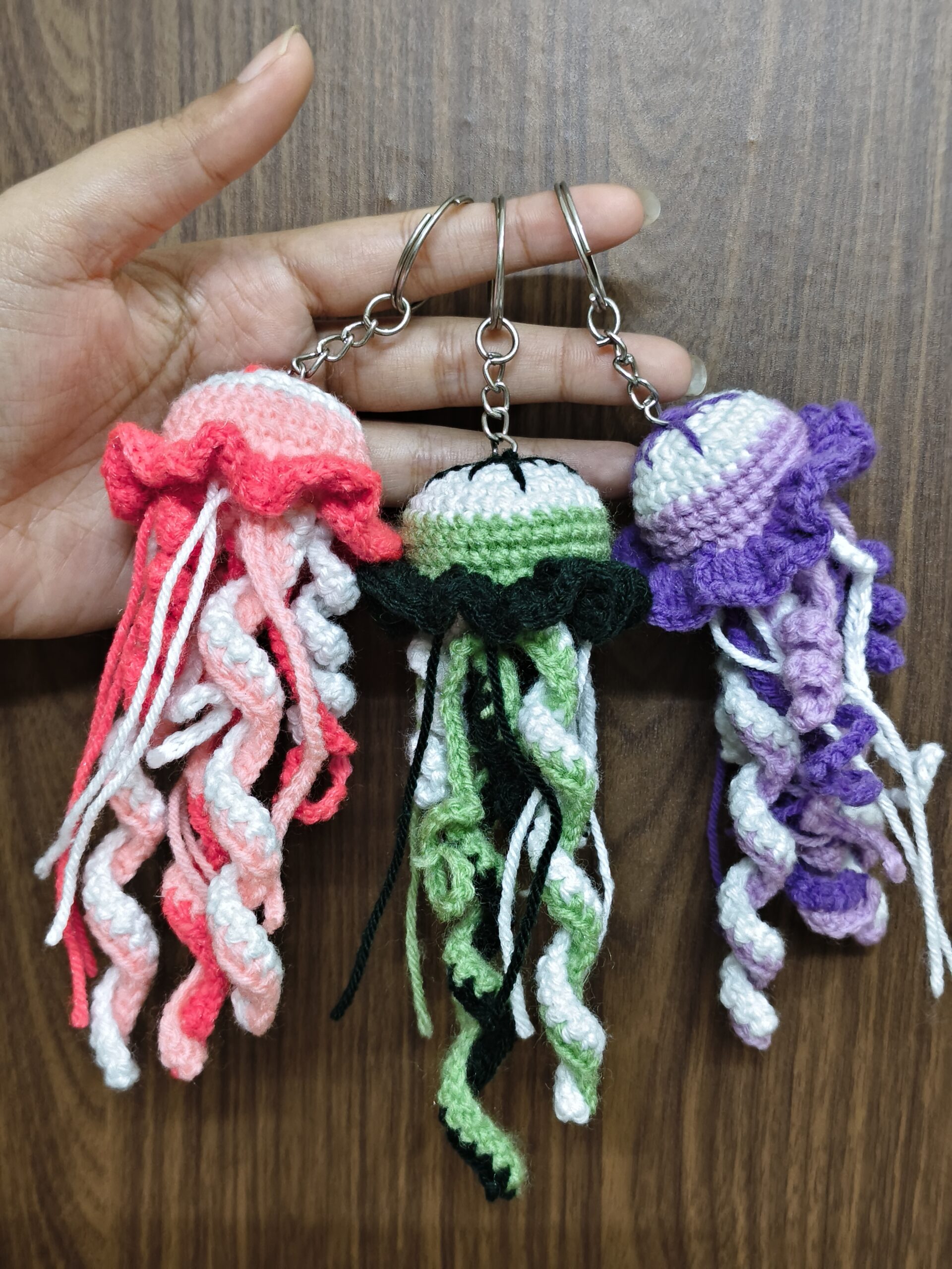 jellyfish keychain jellyfish keychain