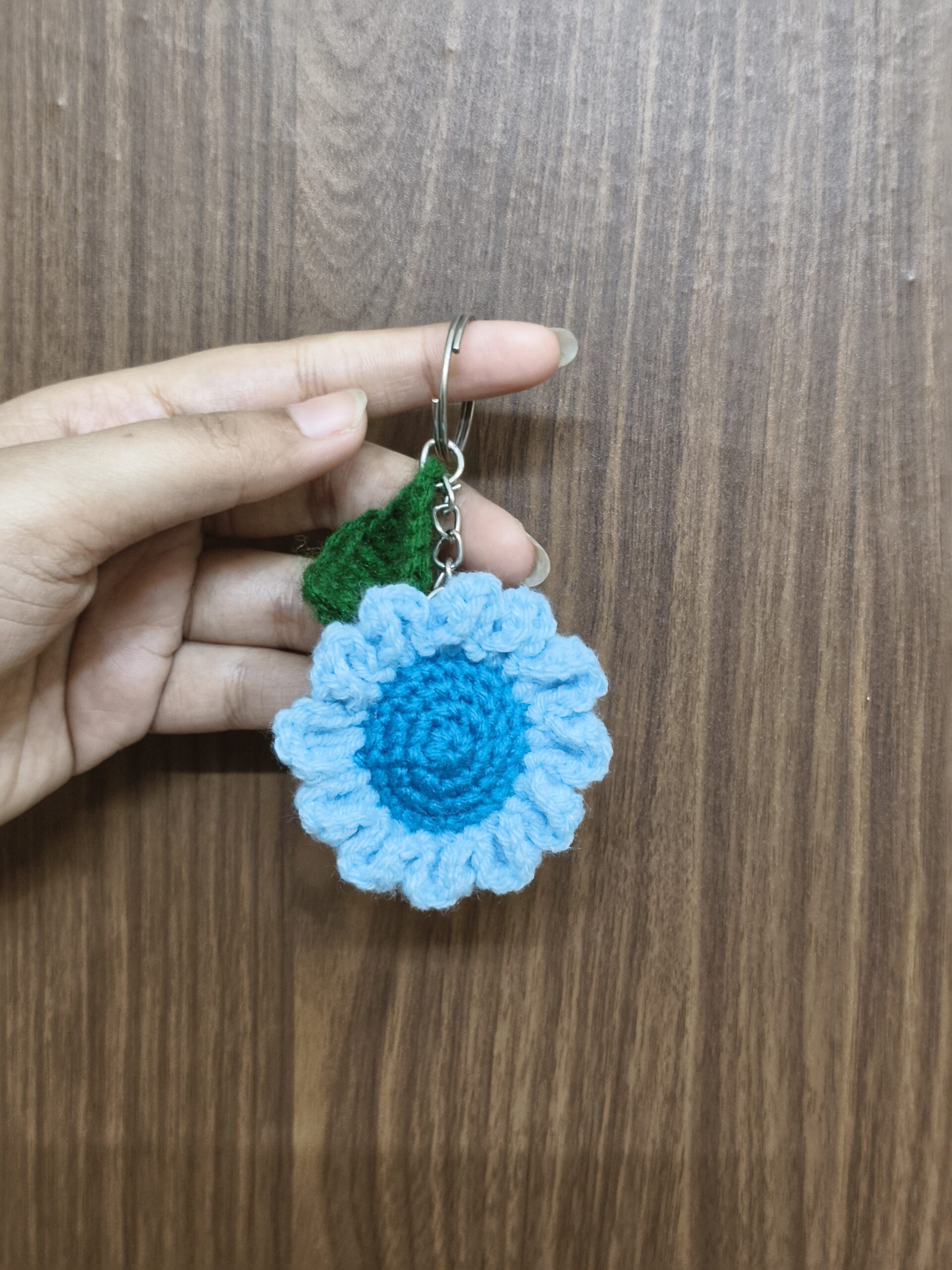 crochet flower keychain crochet flower keychain