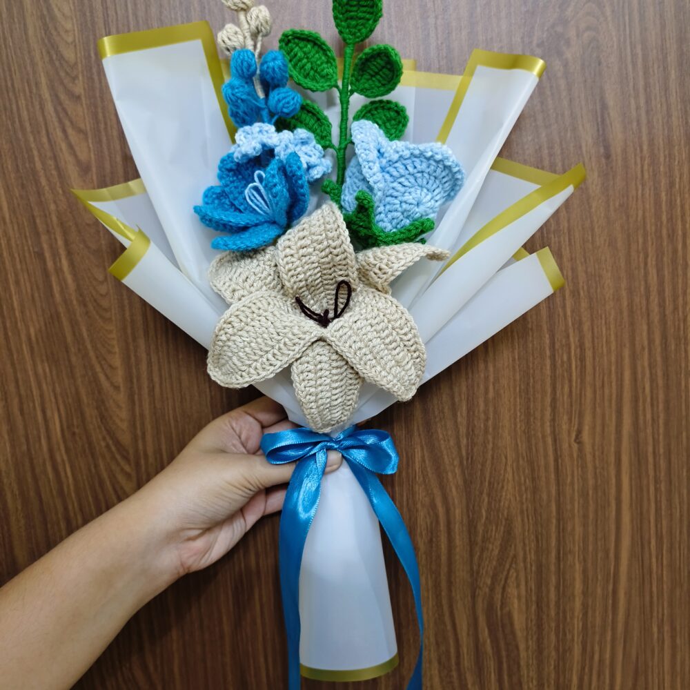 Crochet Collection Giant Lily & Tulip Bouquet 🌷