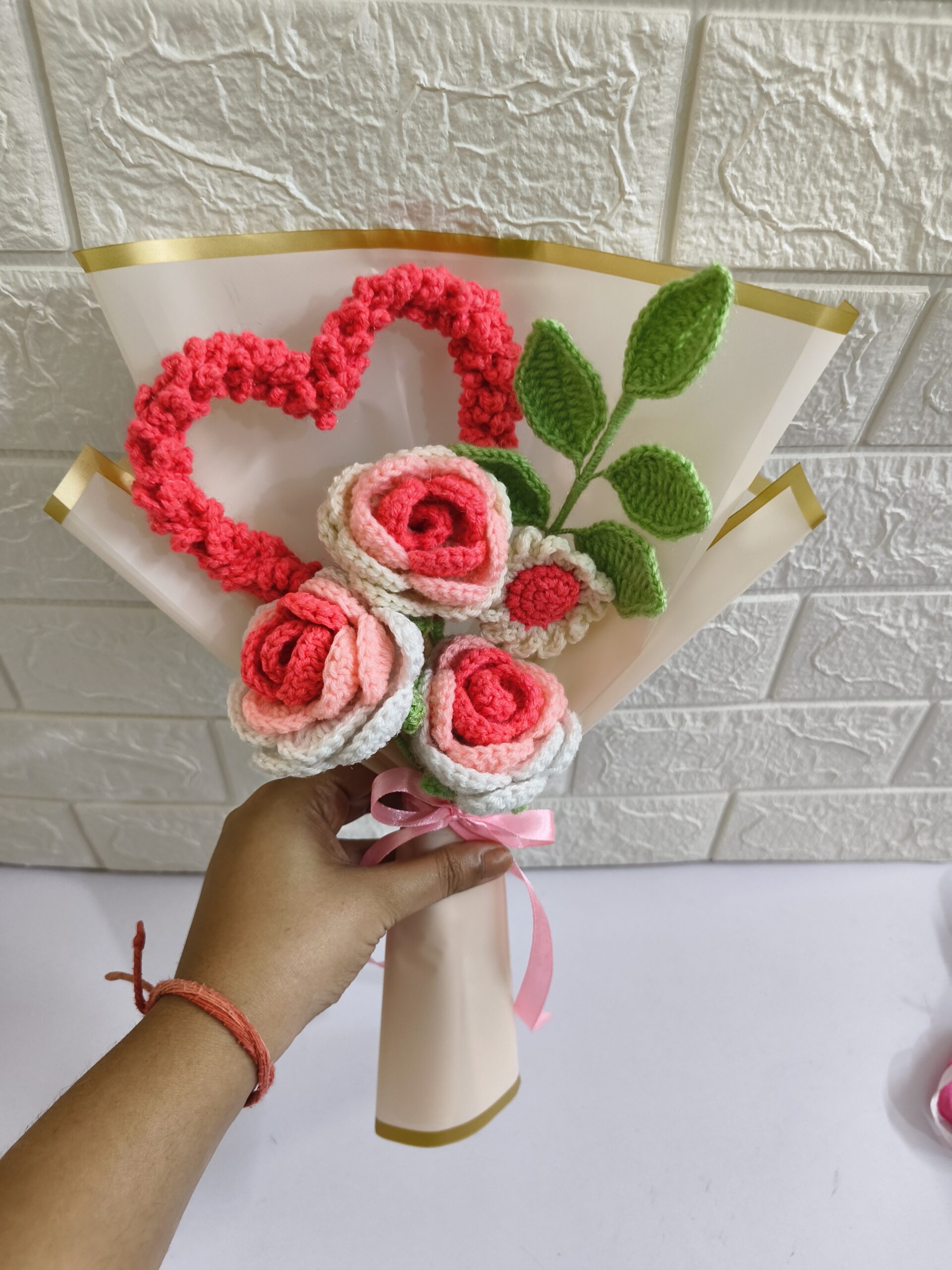 forever love crochet bouquet 💕🌹 forever love crochet bouquet 💕🌹