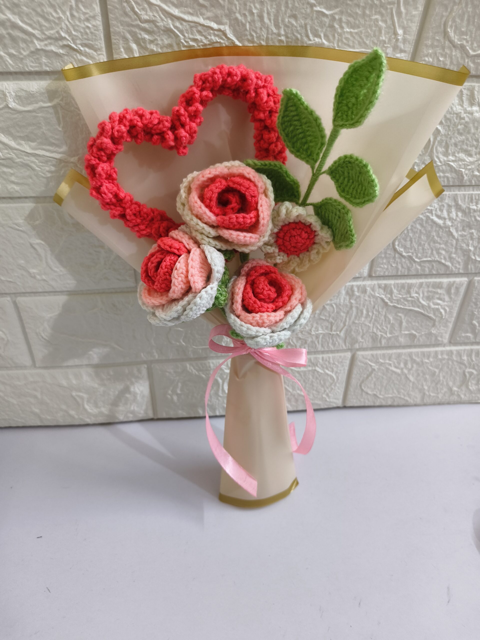 forever love crochet bouquet 💕🌹 forever love crochet bouquet 💕🌹